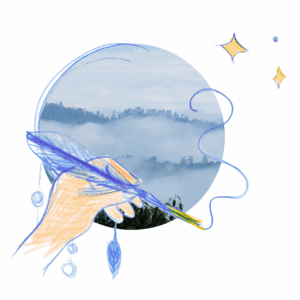 bruit du monde comme brouillard qui efface les reliefs