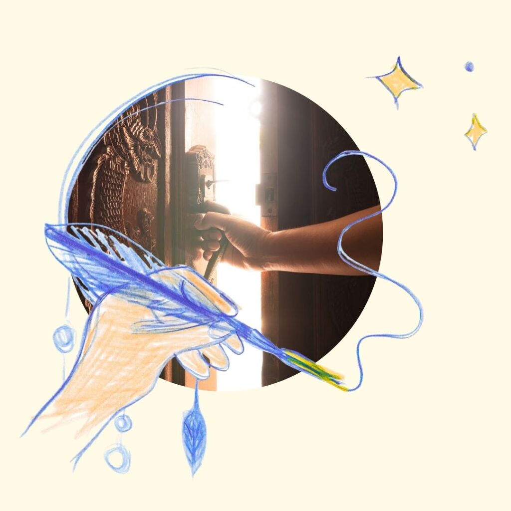 lumière entrant dans une pièce sombre, symbole de la force de la lumière