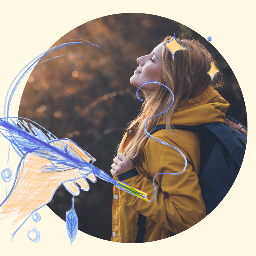 Femme respirant profondément en pleine nature pour retrouver de l’espace intérieur