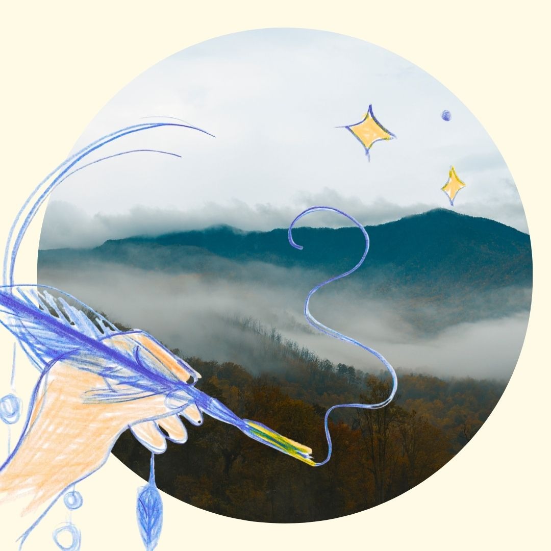 brume dans le paysage symbolisant le manque de clartée et de joie