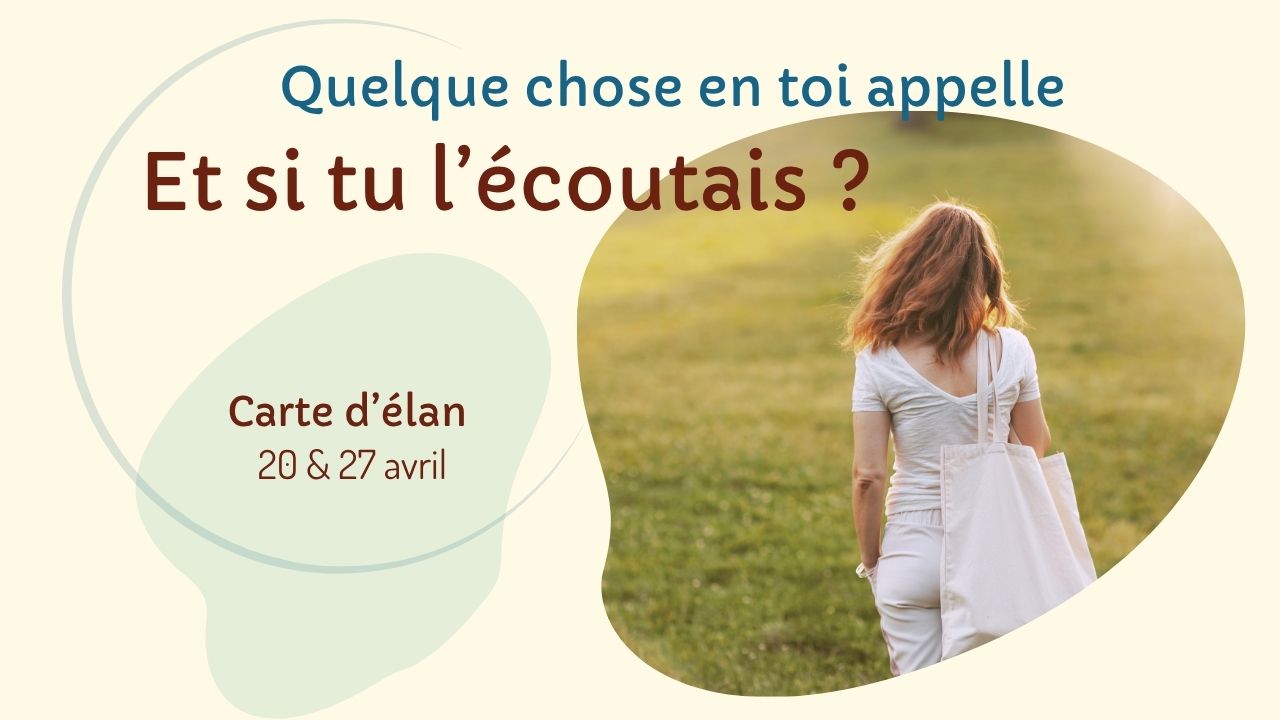 Reviens à l'essentiel. - Carte d'élan