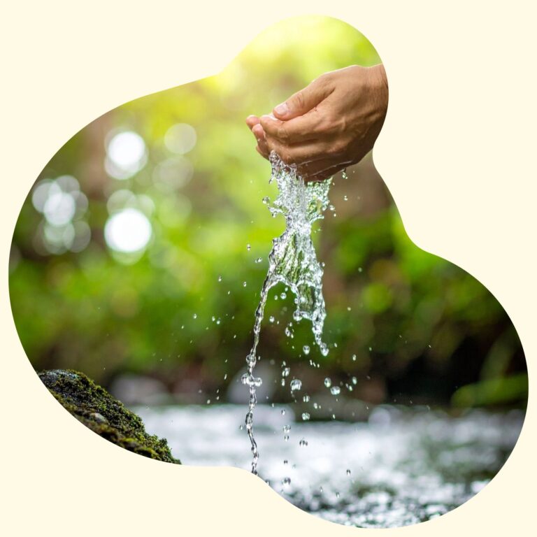 source d'eau symbole de l'élan-vie