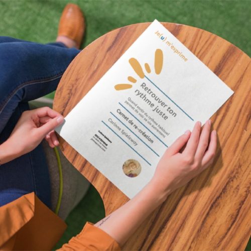 Télécharger son carnet de re-création Retrouve ton rythme juste